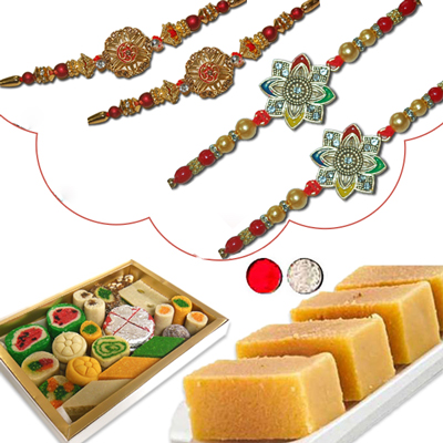 "Family Rakhis - code FHN03 - Click here to View more details about this Product